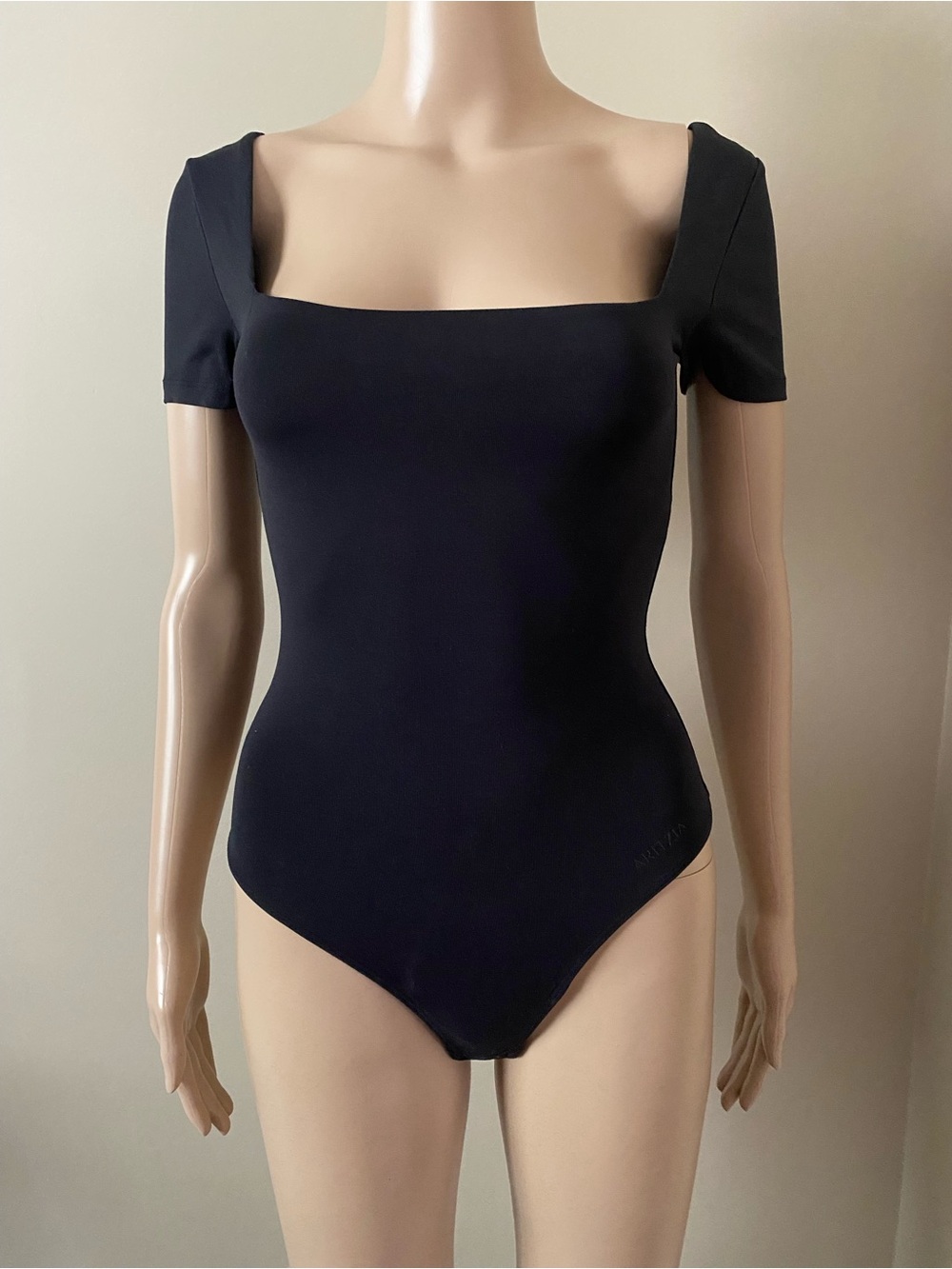 Aritzia Contour Black Square-Neck Bodysuit, women’s XSP